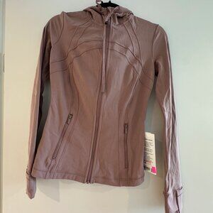NWT lululemon Define Hooded Jacket Nulu Sz 6 Twilight Rose pink